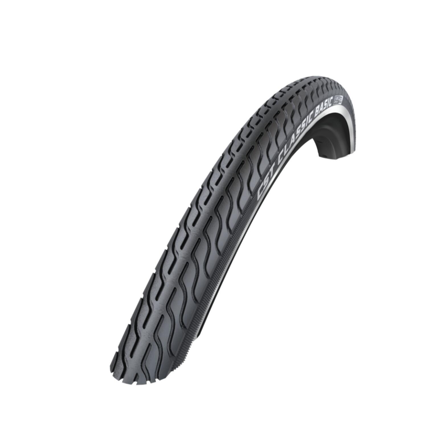Opona Basic 28 X 1,25" / 32-622 Mm - Czarna Z Refleksami