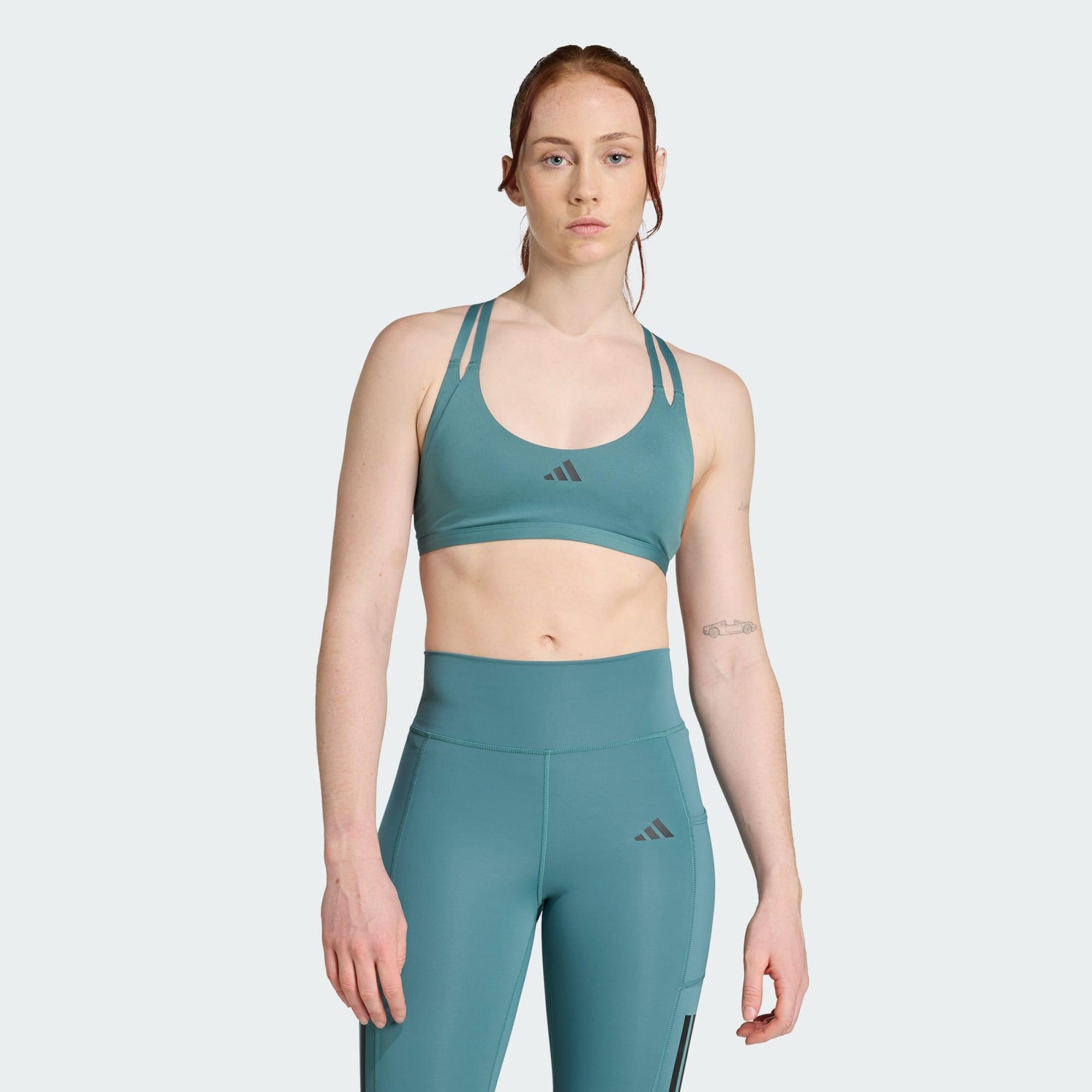 Adidas - Brassière De Training Aeroimpact Luxe Maintien Léger - Brassière - Bleu - 36 Xs - Decathlon