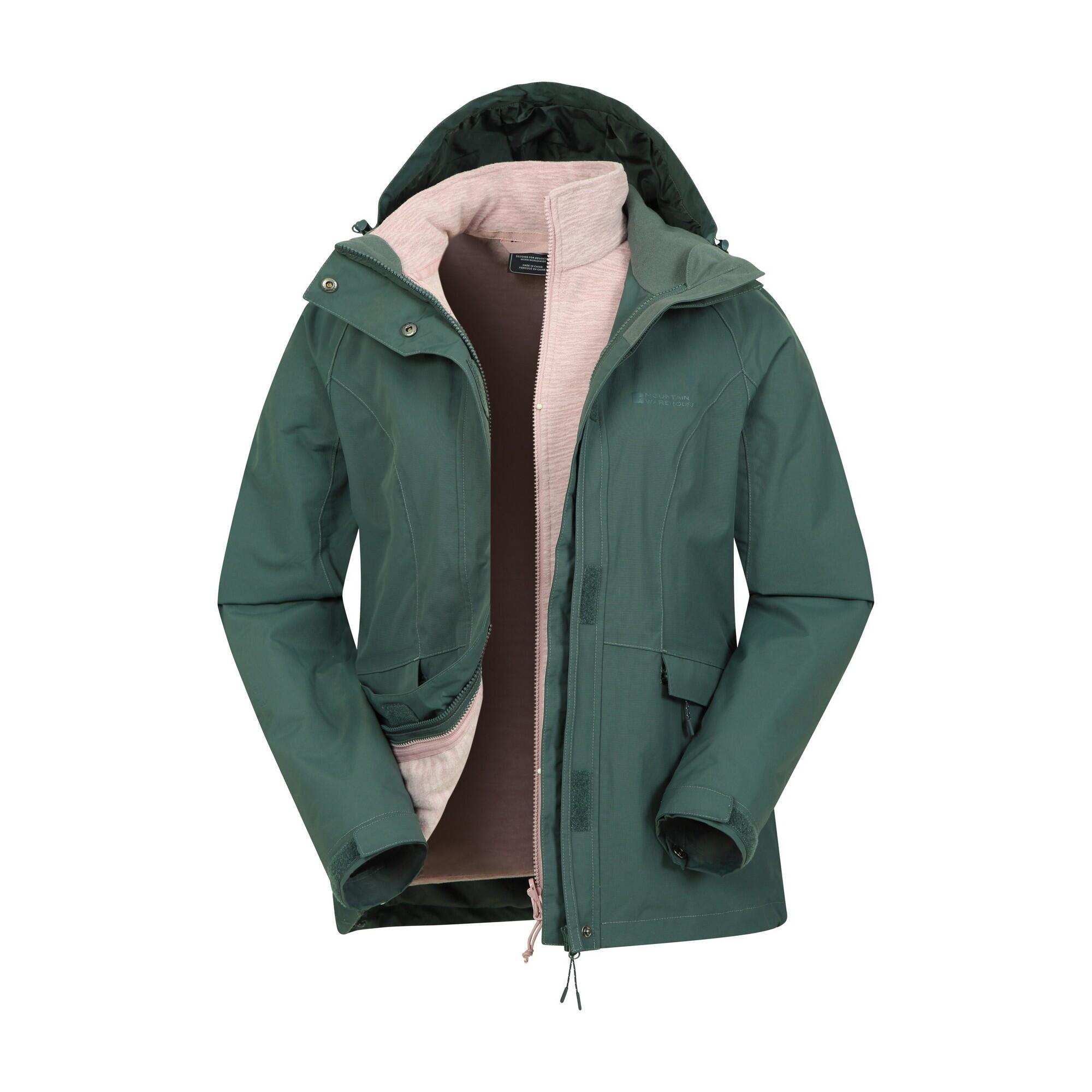Mountain Warehouse Womens/Ladies Thunderstorm II 3 in 1 Waterproof Jacket