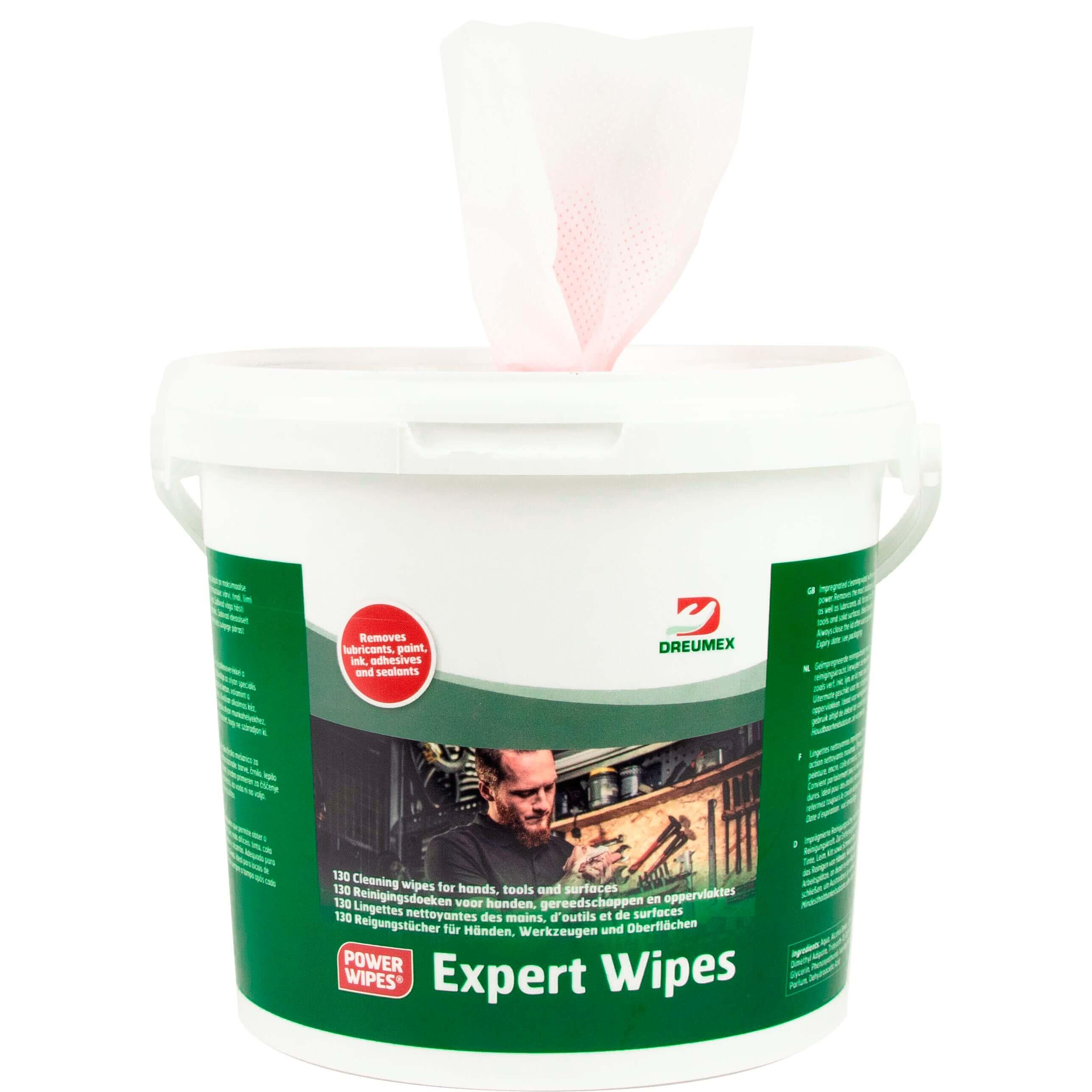 Dreumex Expert Reinigingsdoeken - Emmer met 130 Stuks 1/1
