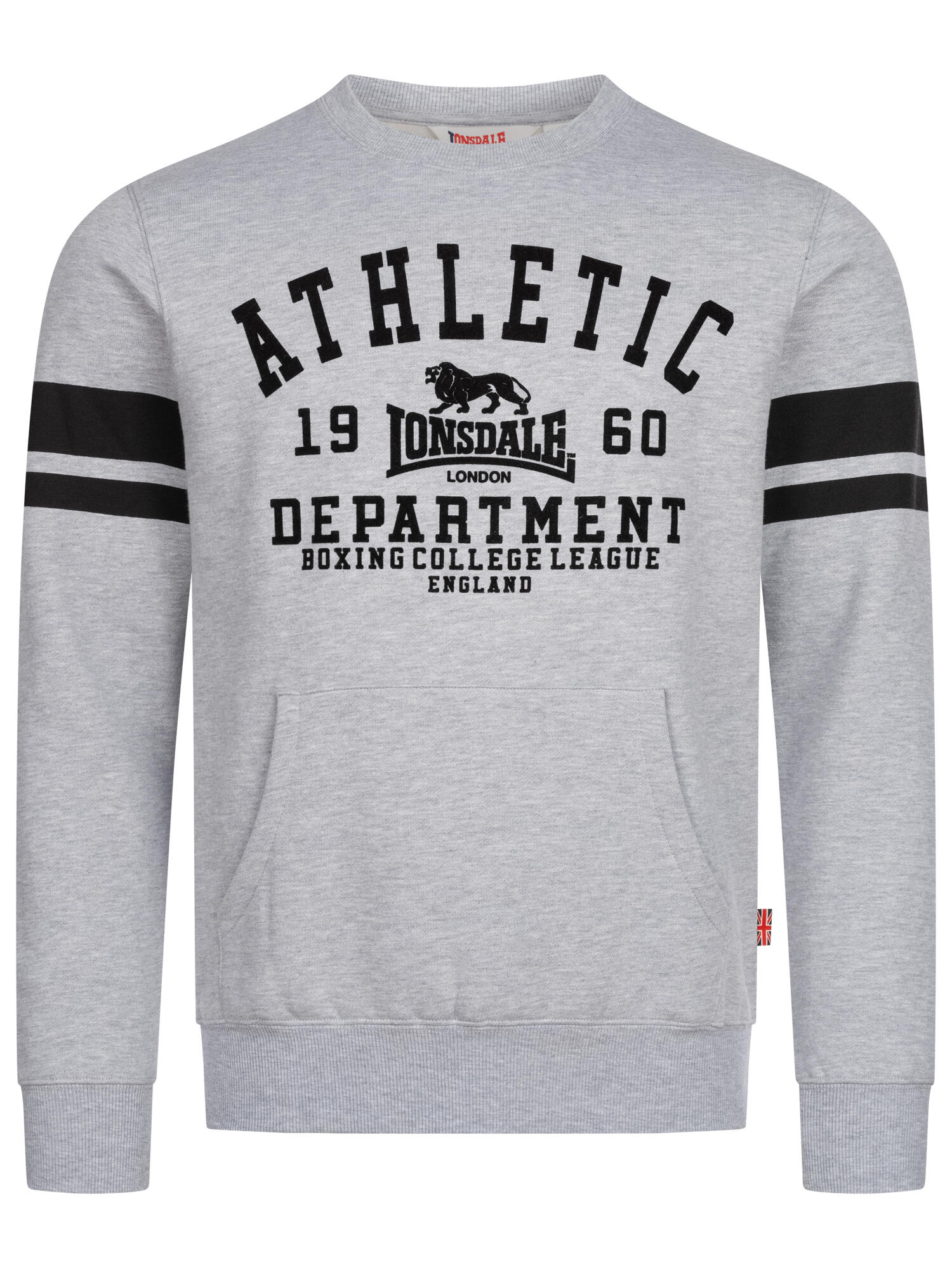 LONSDALE Herren Rundhals Sweatshirt normale Passform GLESPIN 2/6