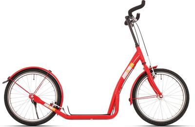Bikefun step bike-2-go 20 inch met v-brake - rood