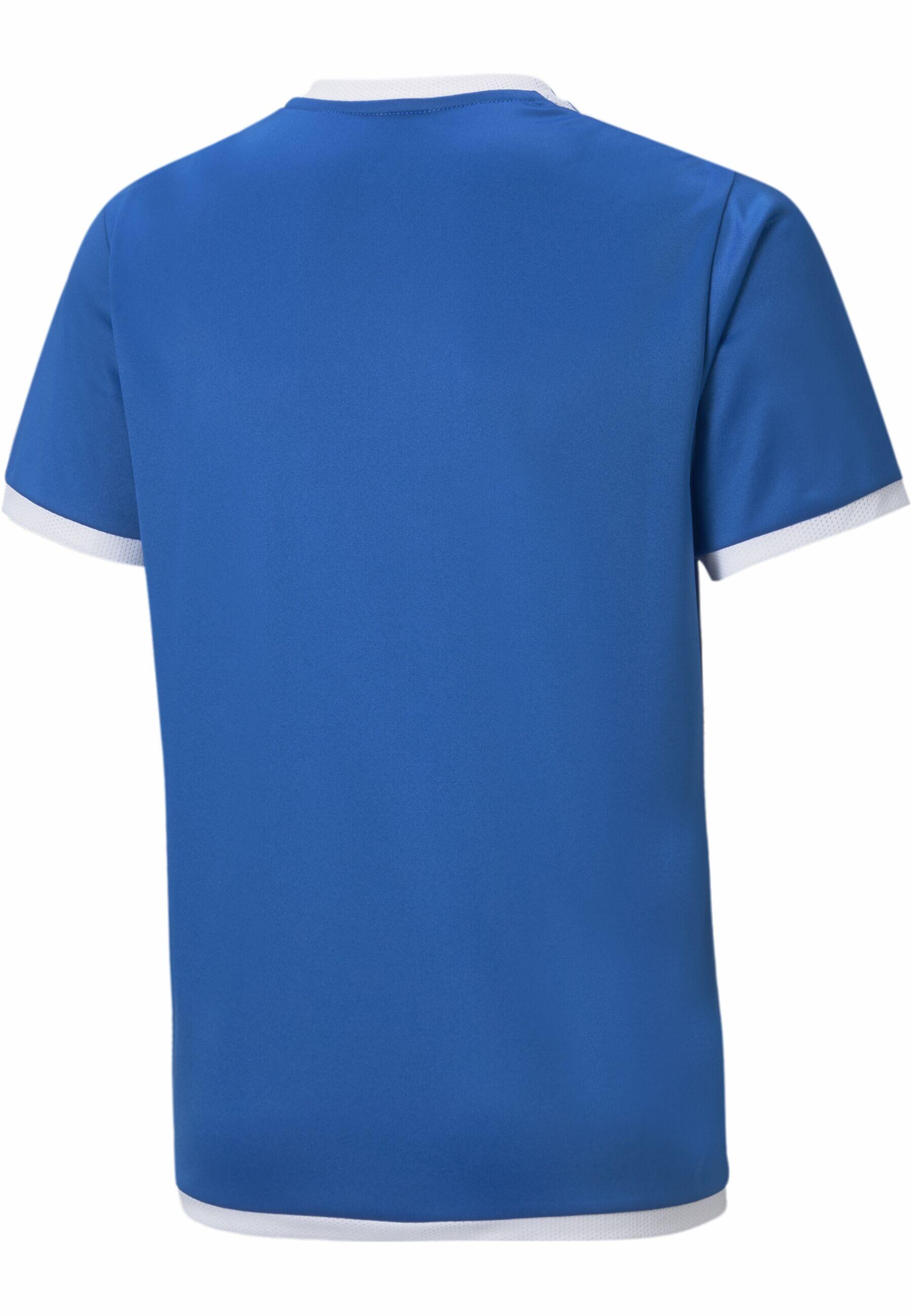 teamLIGA voetbaljersey jongeren PUMA Electric Blue Lemonade White 3/6