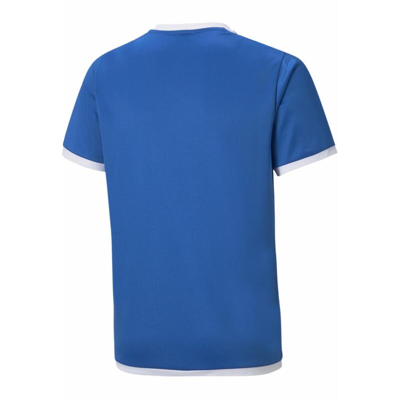 Fotbalový dres pro mládež PUMA Electric Blue Lemonade White