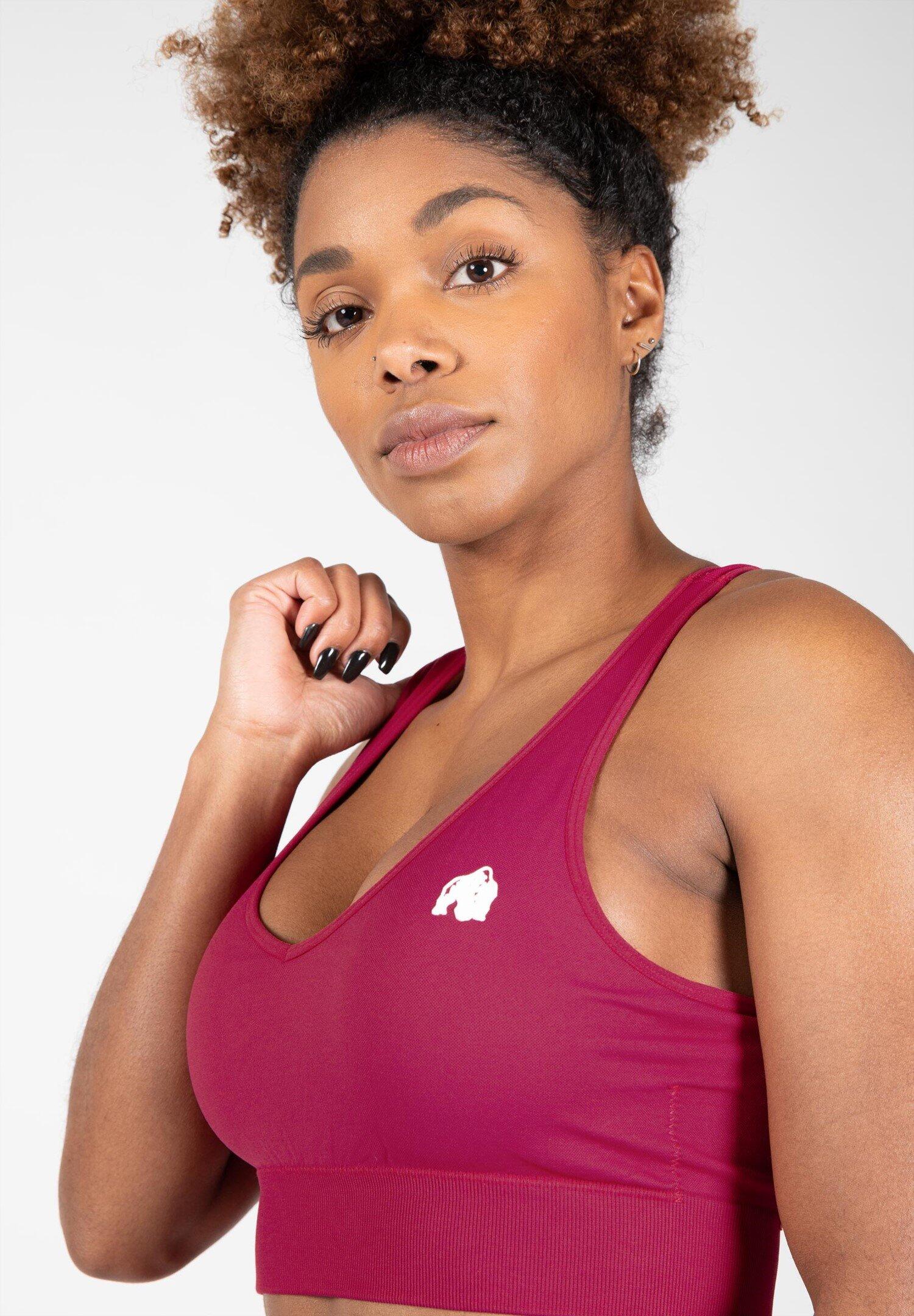 Hilton Senza soluzione di continuità Reggiseno sportivo - Fucsia 5/6