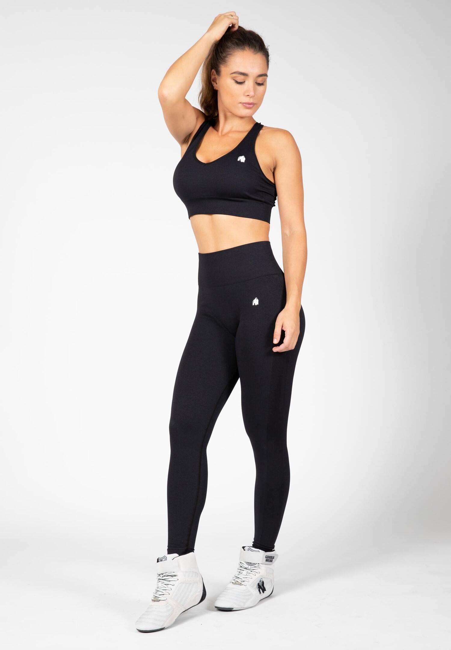 Hilton Senza soluzione di continuità Reggiseno sportivo - Nero 4/6