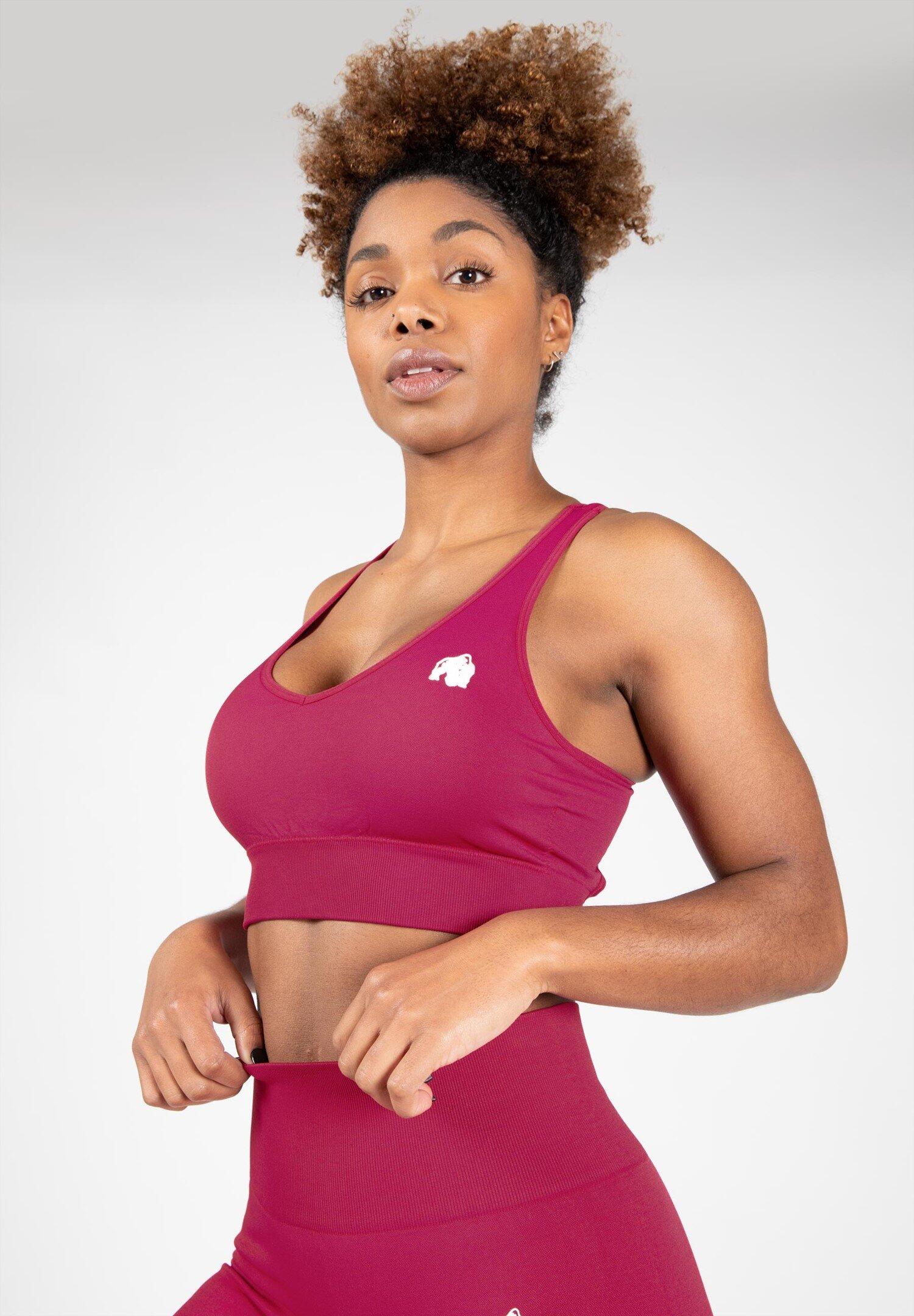 Hilton Senza soluzione di continuità Reggiseno sportivo - Fucsia 4/6