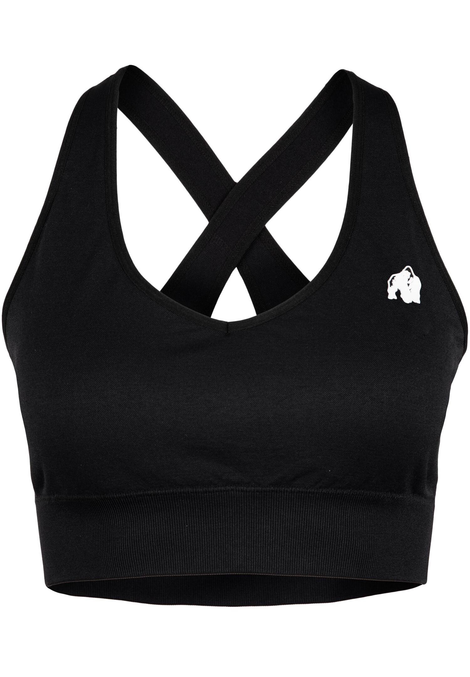 Hilton Senza soluzione di continuità Reggiseno sportivo - Nero 6/6