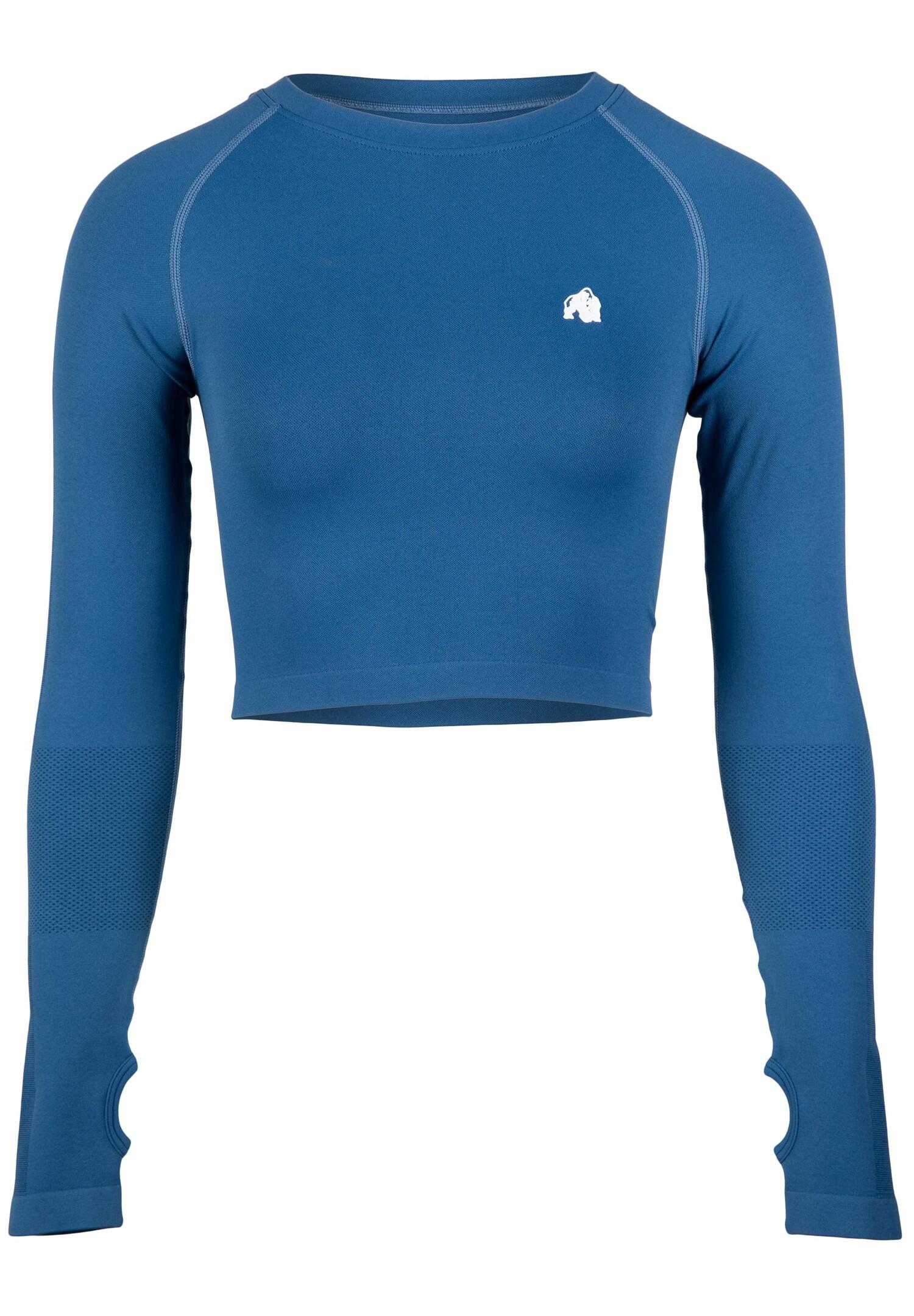 Hilton Sans couture Manches longues - Bleu 6/6