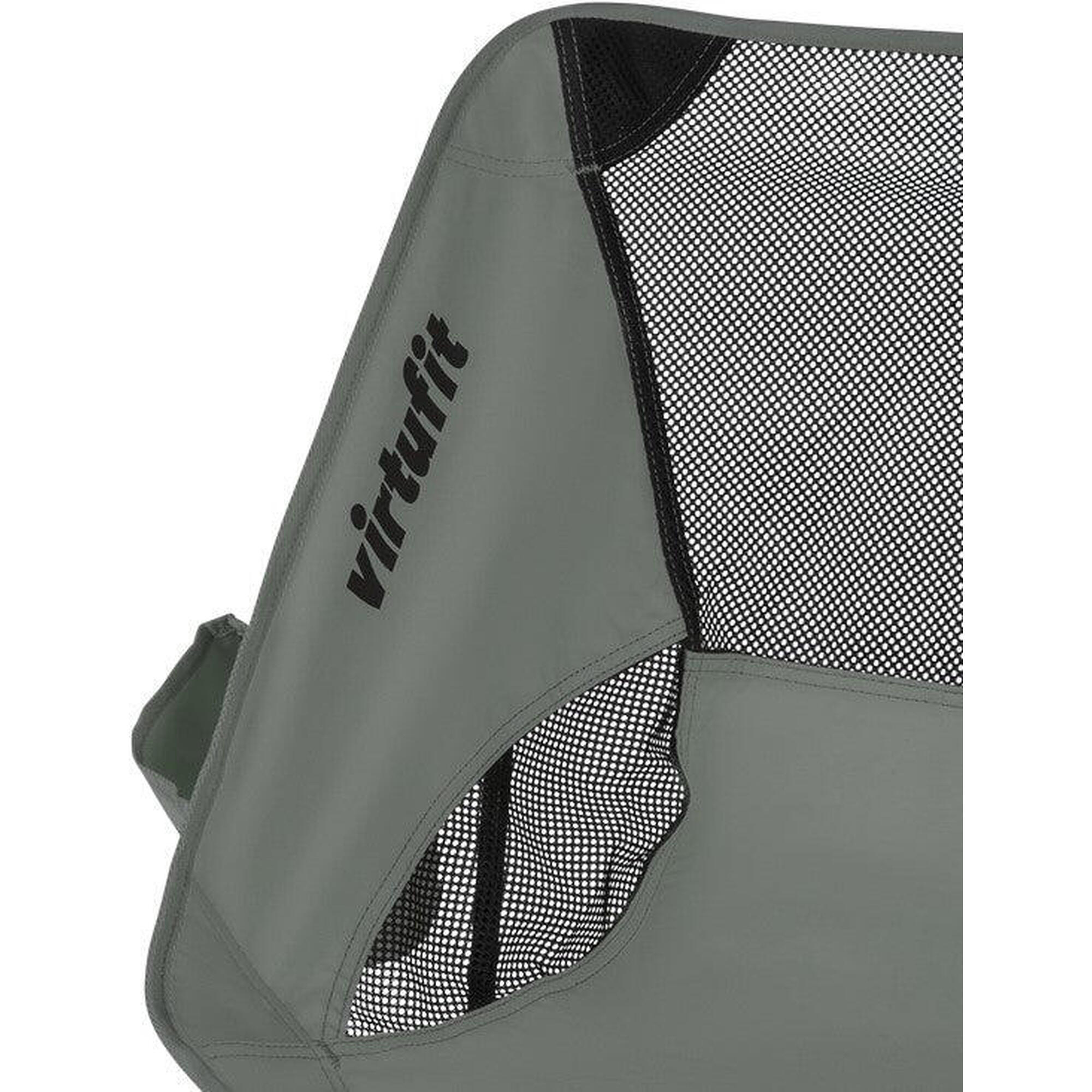 Scaun de camping/plaja  VirtuFit Compact -  Gri
