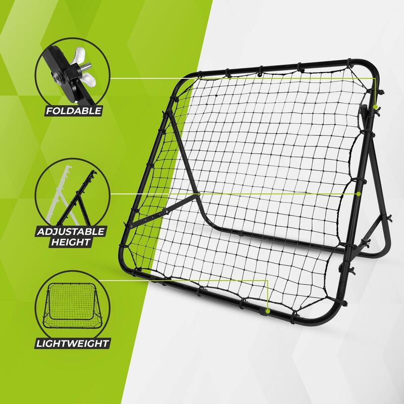 Poarta fotbal reglabila Virtufit 100 x 100 cm