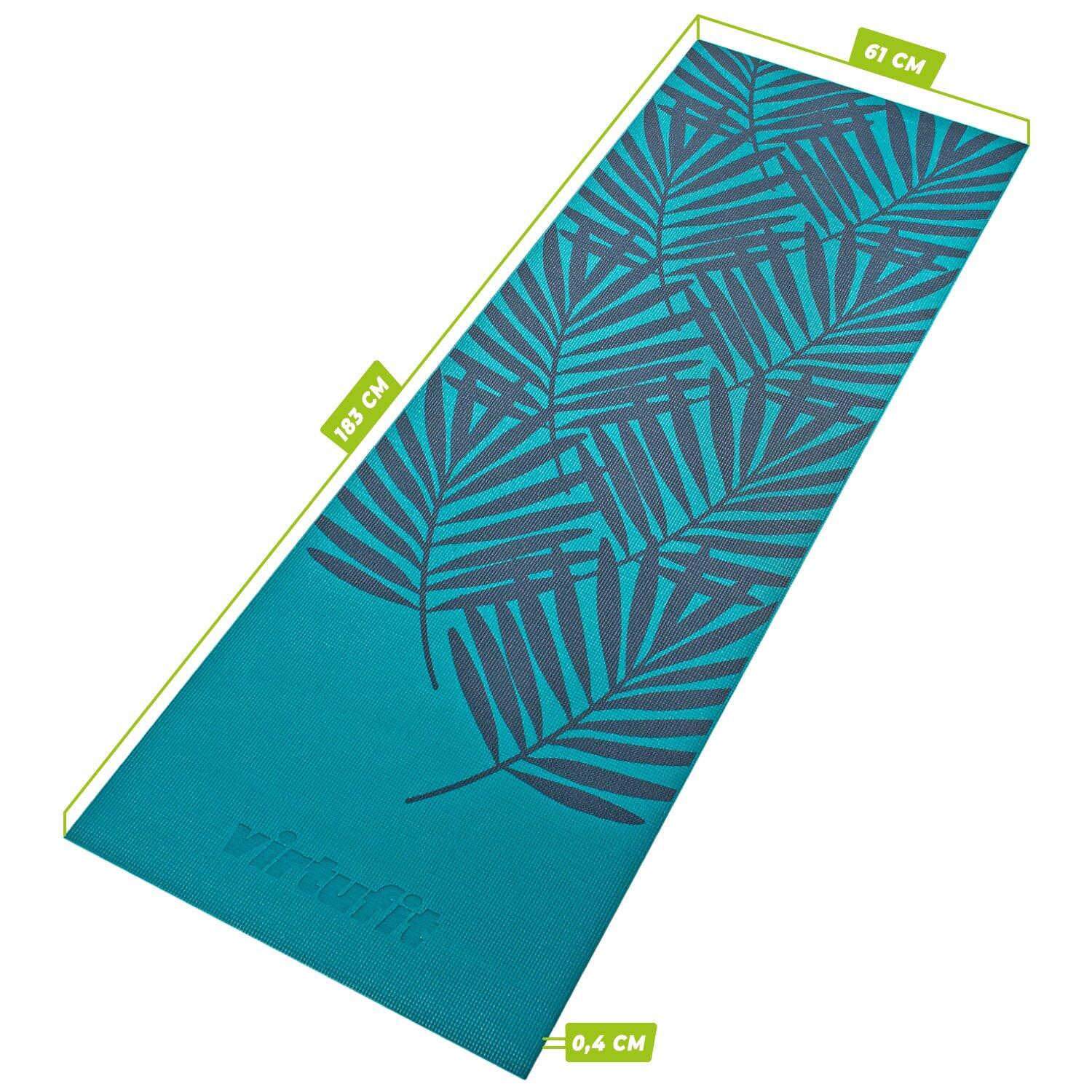 Estera De Yoga - De Primera Calidad - 183 X 61 X 0,4 Cm - Bosque Verde Océano 5/7