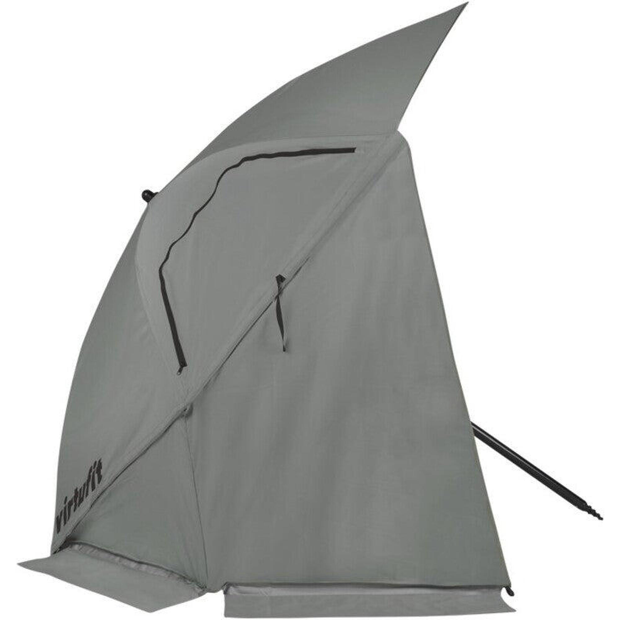 Parasol plażowy Premium - Wiatrówka - 200 cm - Szary