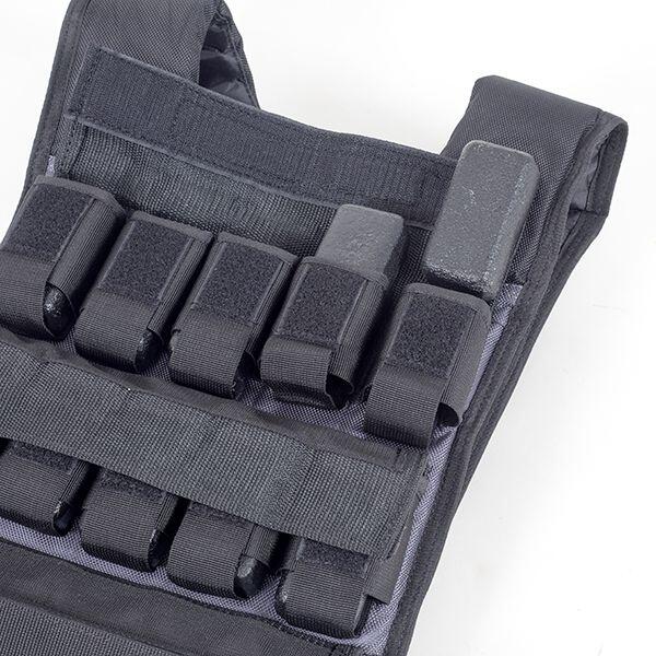 Gewichtsvest - 30 kg - Zwart 4/7