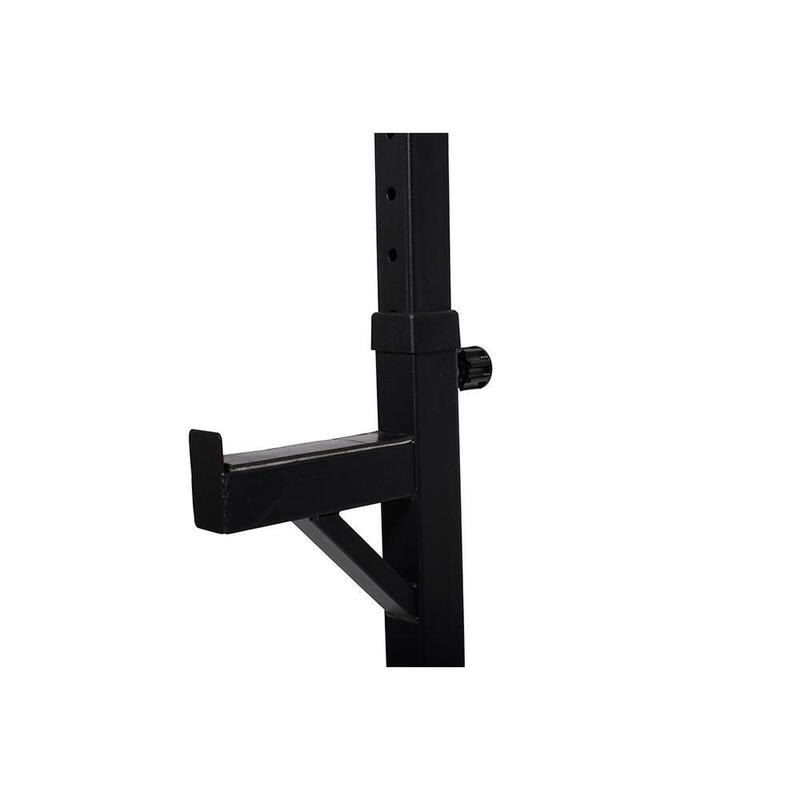 Support de squat ajustable  - Repose-haltères - Avec repose-dips