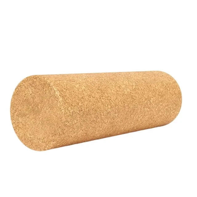 NNETM Natural Cork Yoga Roller Pilates Block (Beige)