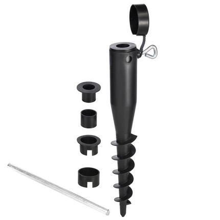 Bodenhülse Bodeneinsteckhülse Bodendübel Erdspieß Rasendorn Sonnenschirm 40 cm