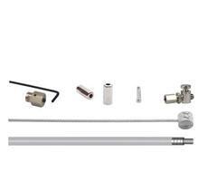 Elvedes rollerbrake kabelkit br-im85 1700mm/2250mm rvs - zilver