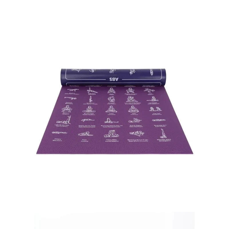 NNETM PVC Non-Slip Men's Fitness Mat for Yoga & Pilates