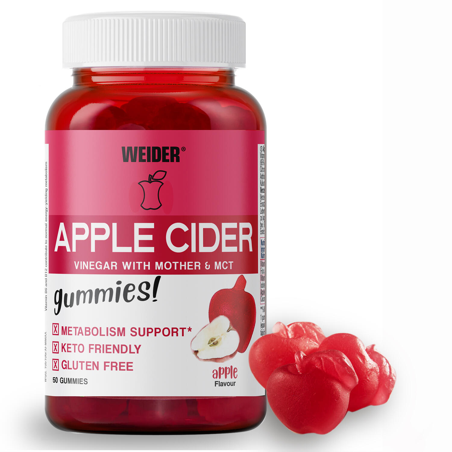WEIDER Weider Apple Cider Vinegar Gummies (50) Apple - Vitamine, minerali e salute