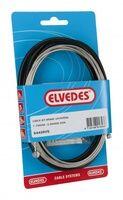 ELVEDES Universele Remkabel Set 1800 2350 mm Zwart/Zilver