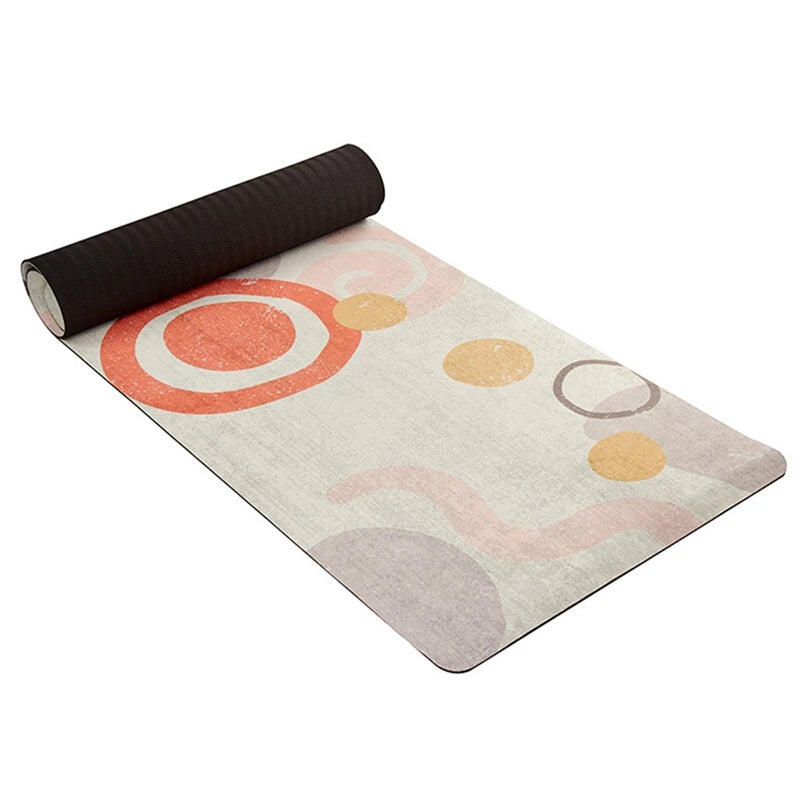 NNETM Portable Anti-Skid Suede Pilates Yoga Mat
