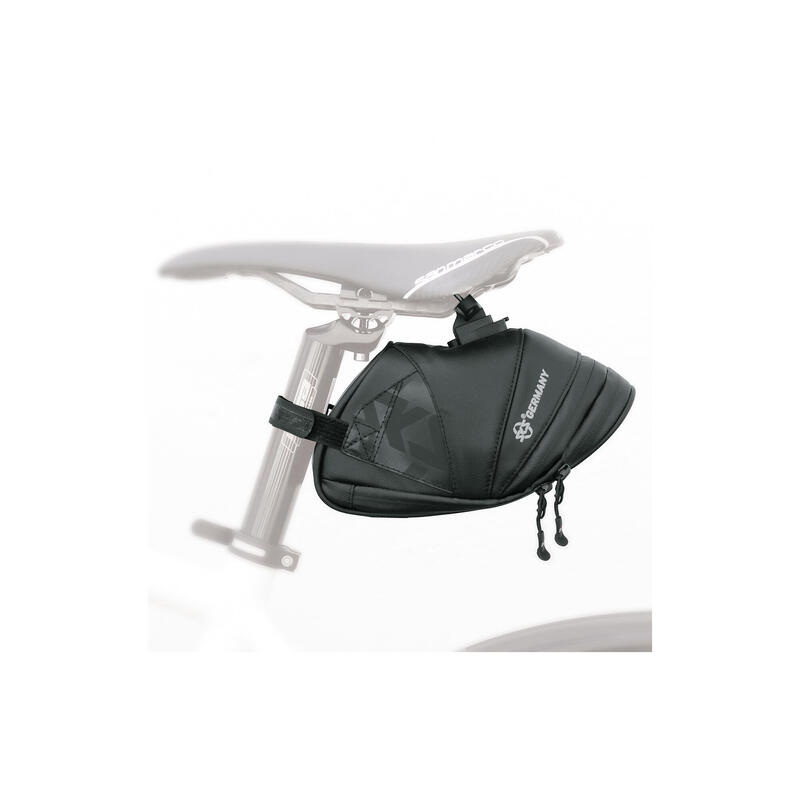 Geantă de șa SKS Explorer Click 1800, 1.8 L, nylon, negru cu detalii portocalii