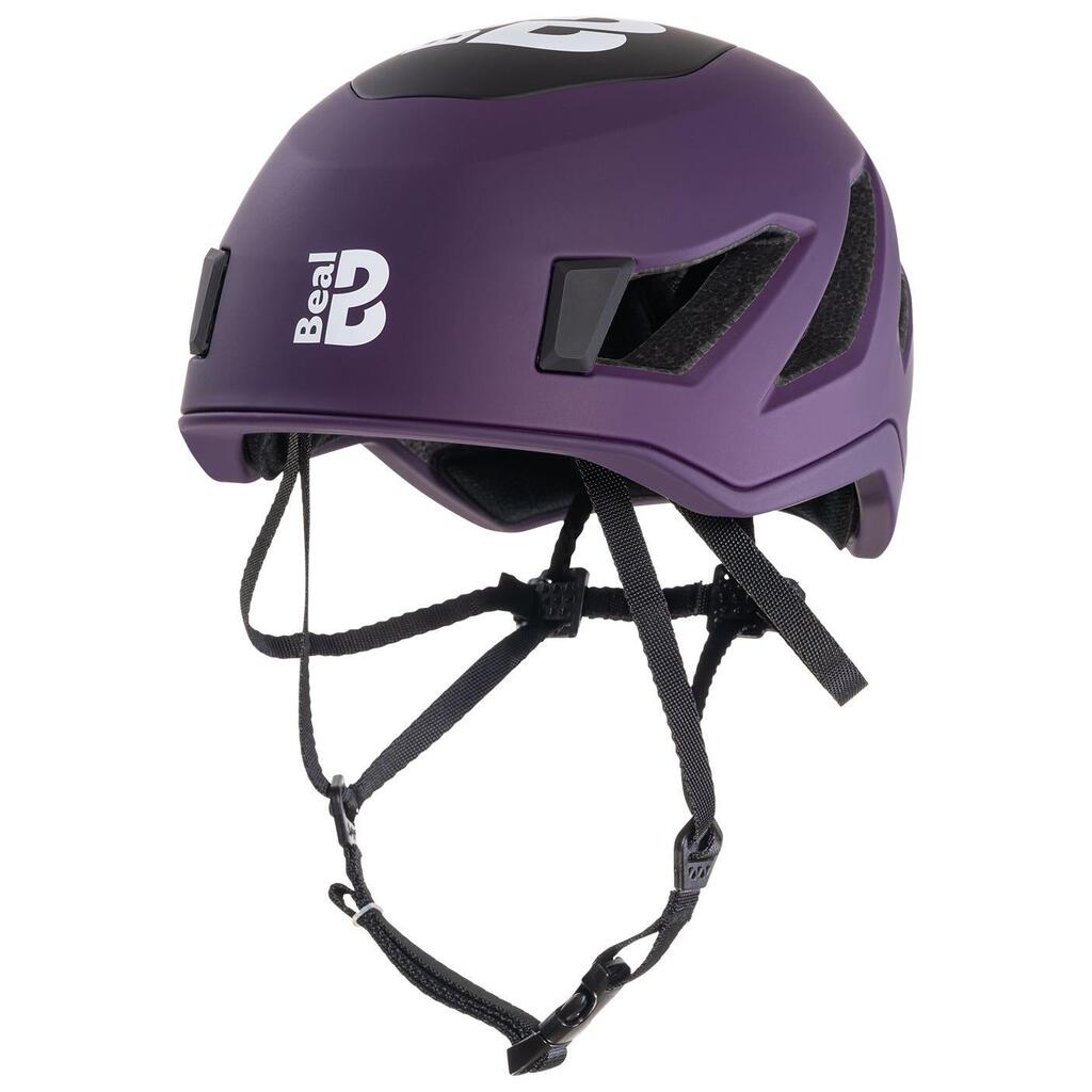 Indy Climbing Helmet by BEAL in Purple-Black