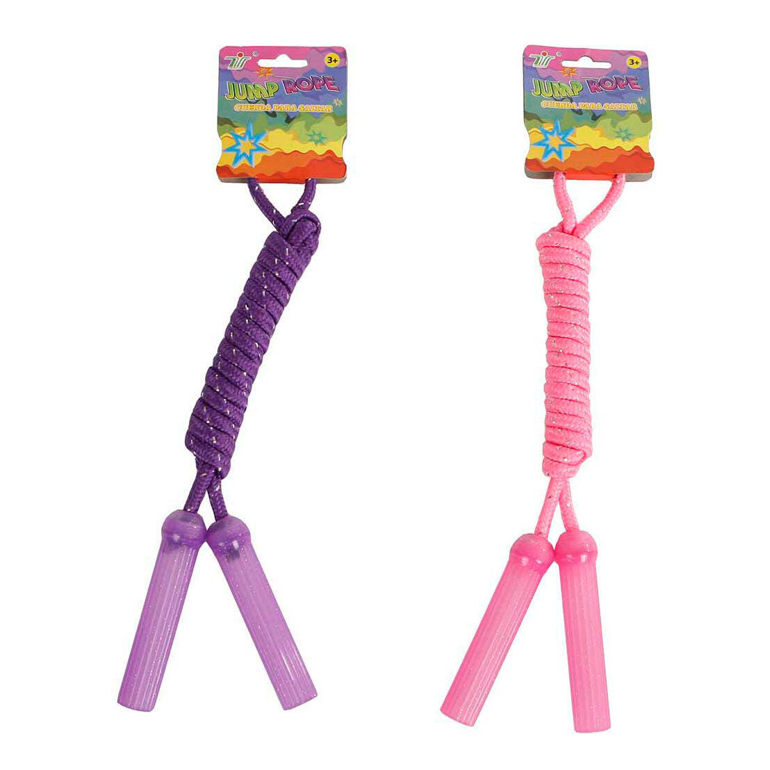 SUN FUN Sun Fun Glitter Springtouw - 2,10m voor Plezier en Fitness