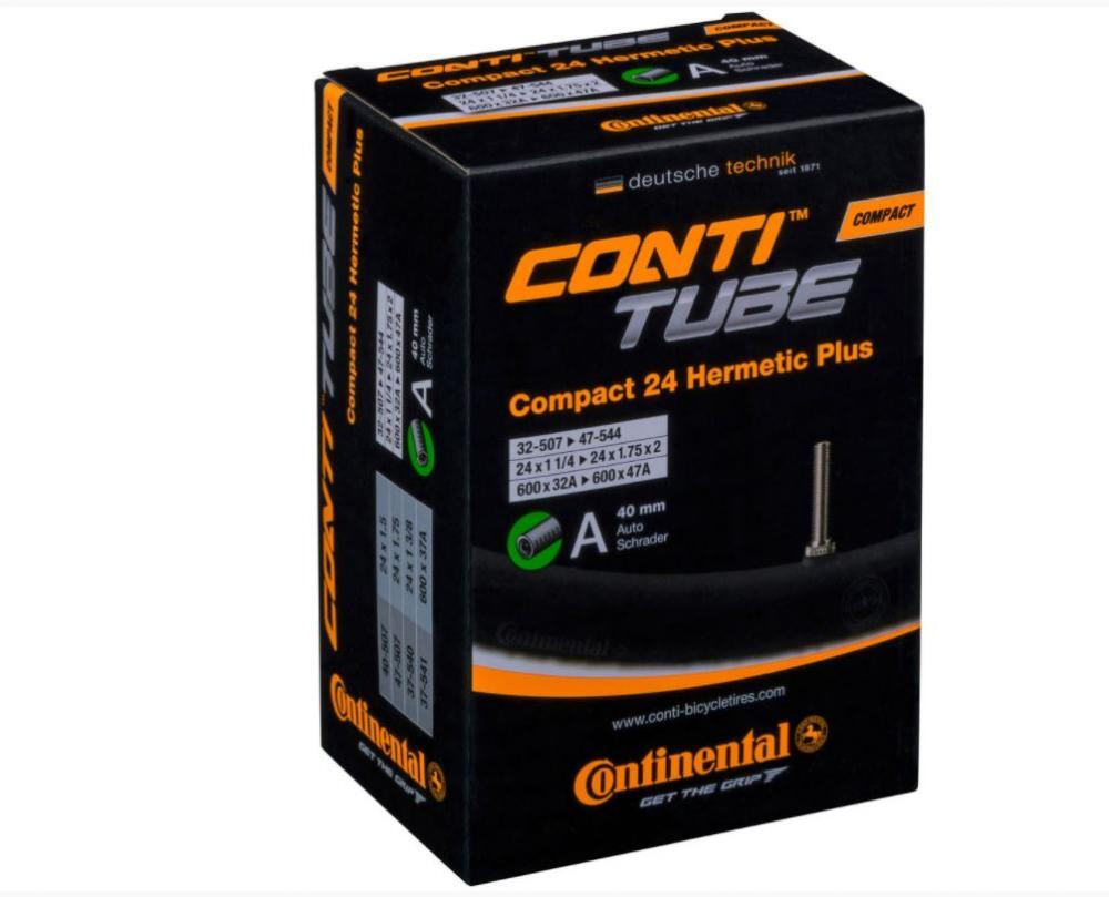 Continental Innenschlauch Compact 24 Wide Hermetic Plus 24" 40 mm Autoventil. 2/3