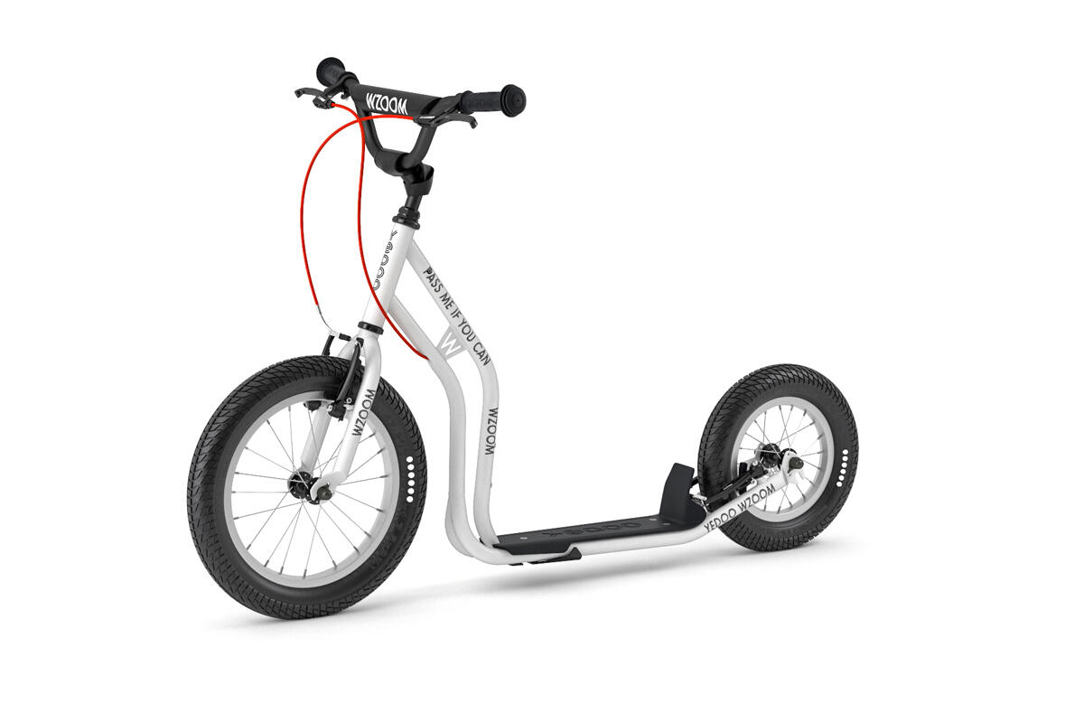 YEDOO Tretroller Wzoom New Weiß Scooter Unisex Weiss