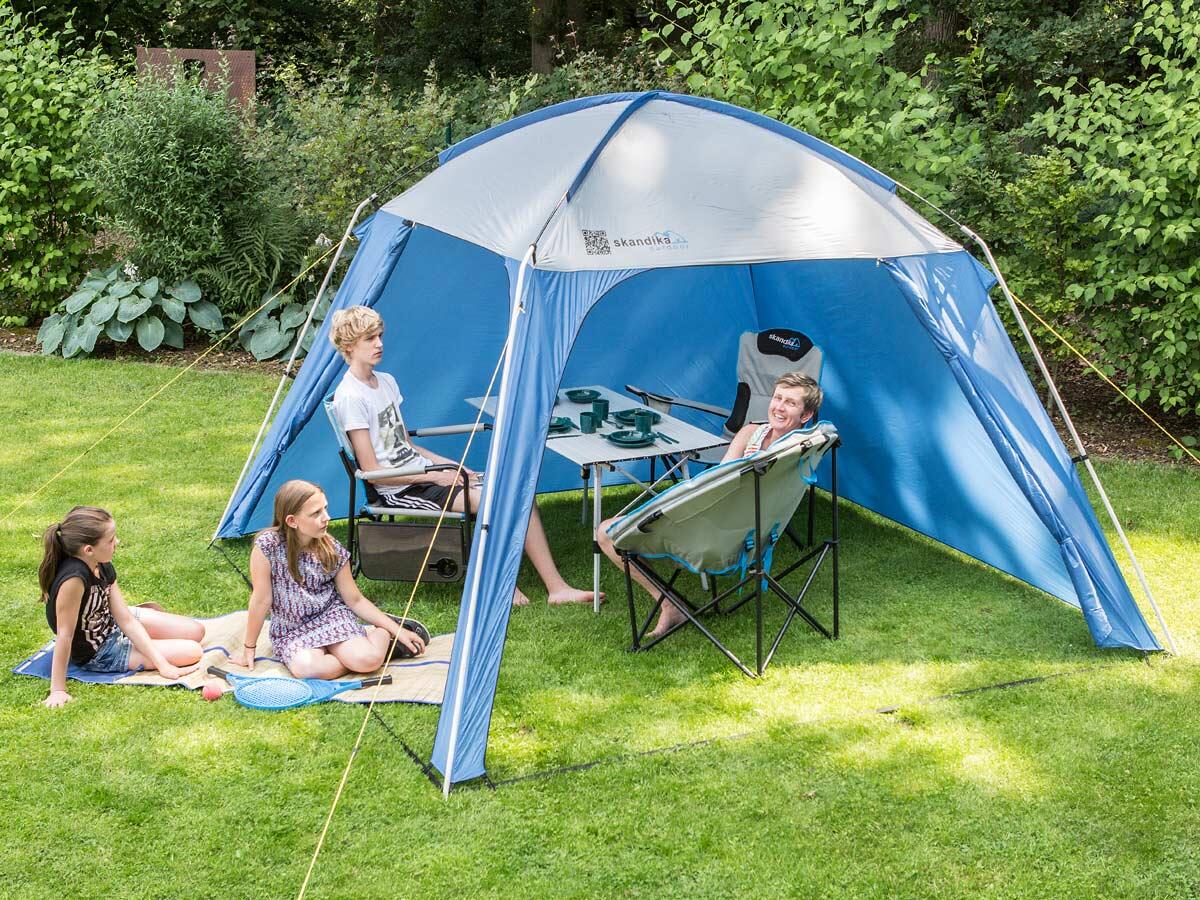 Pavillon Inari 300 - Camping Wohnzelt mit integrierten Seitenwänden 5/8