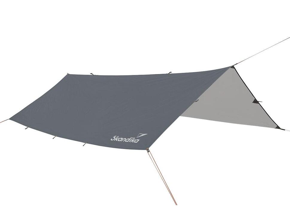 Wielofunkcyjna płachta biwakowa, tarp XL, 5m x 3m, UPF 50+