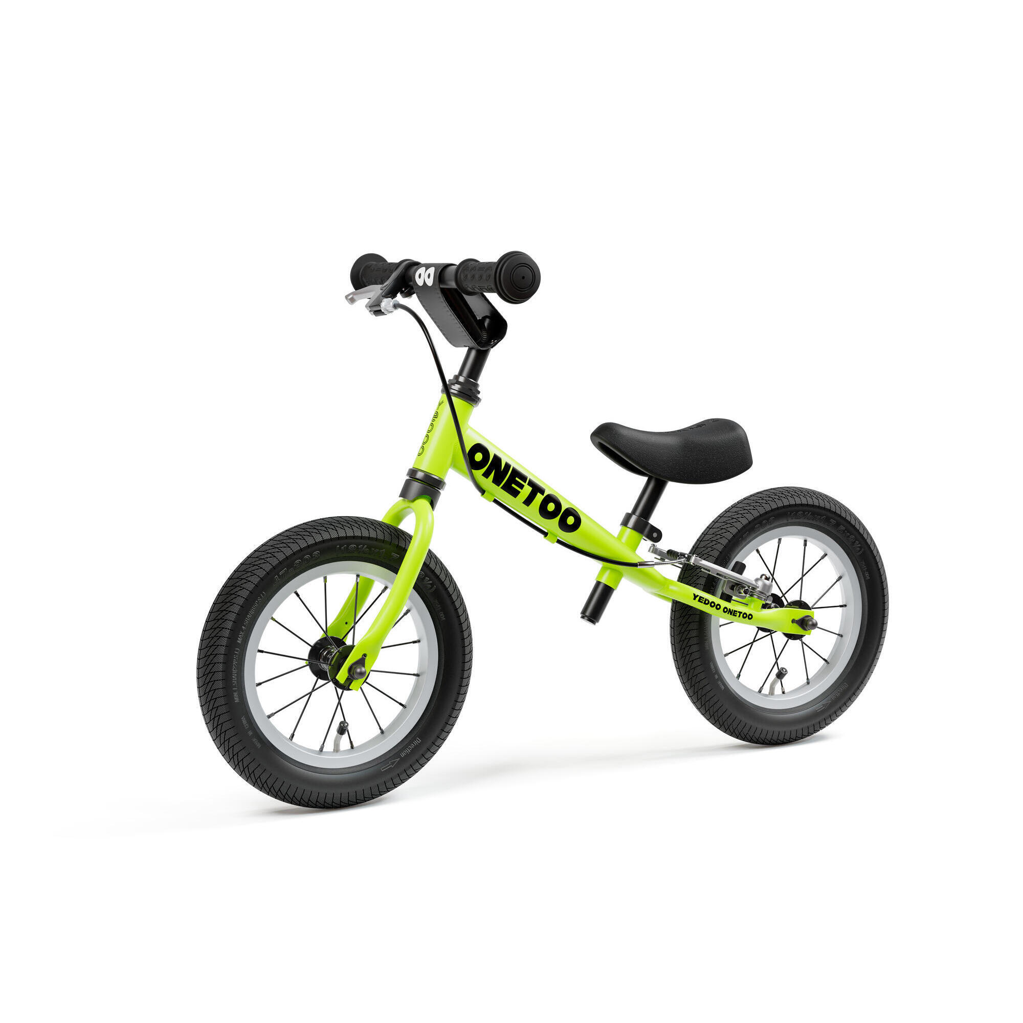 Rowerek biegowy Yedoo OneToo od 1,5 roku, certyfikowany, limonkowy