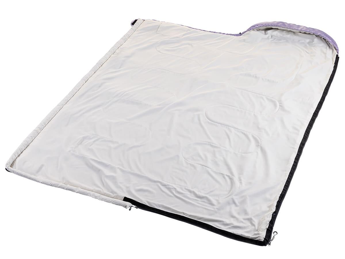 Rechthoekige slaapzak Skye - 3 Seizoenen - 220x75 cm - Ritssluiting links 3/7