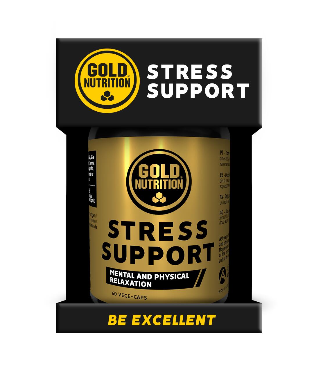 GOLD NUTRITION SUPLEMENTO NUTRICIONAL STRESS SUPPORT - GN CLINICAL - 60 VCAPS