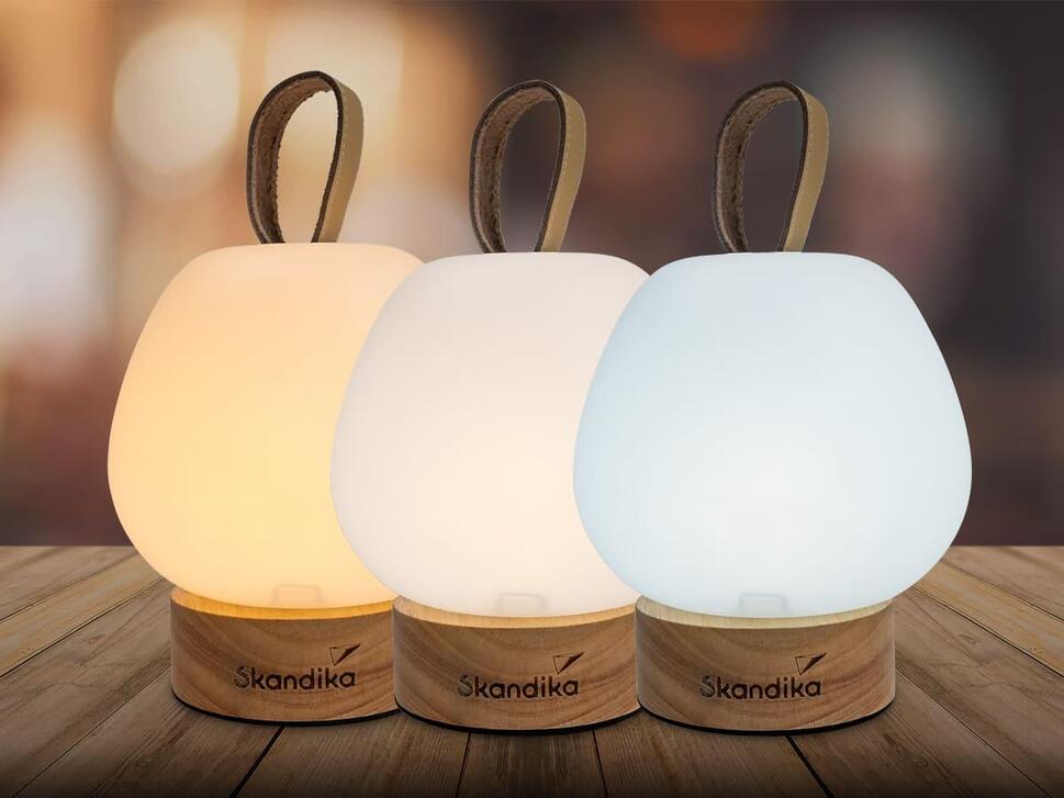 Lampka kempingowa, przenośna, stojąca/wisząca Gnista, 3 odcienie bieli, do 40h