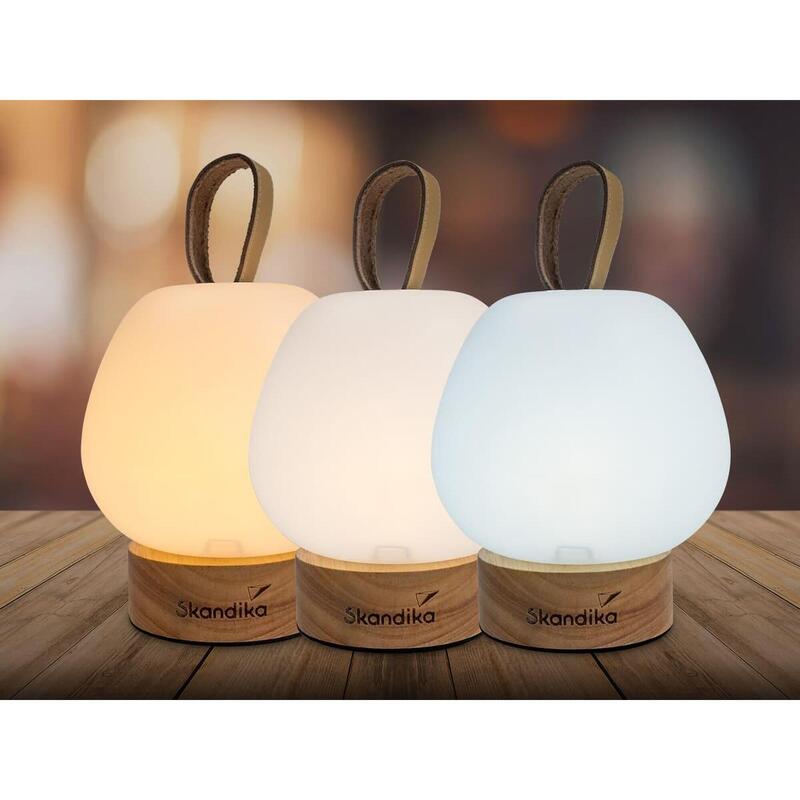 Lampka kempingowa, przenośna, stojąca/wisząca Gnista, 3 odcienie bieli, do 40h