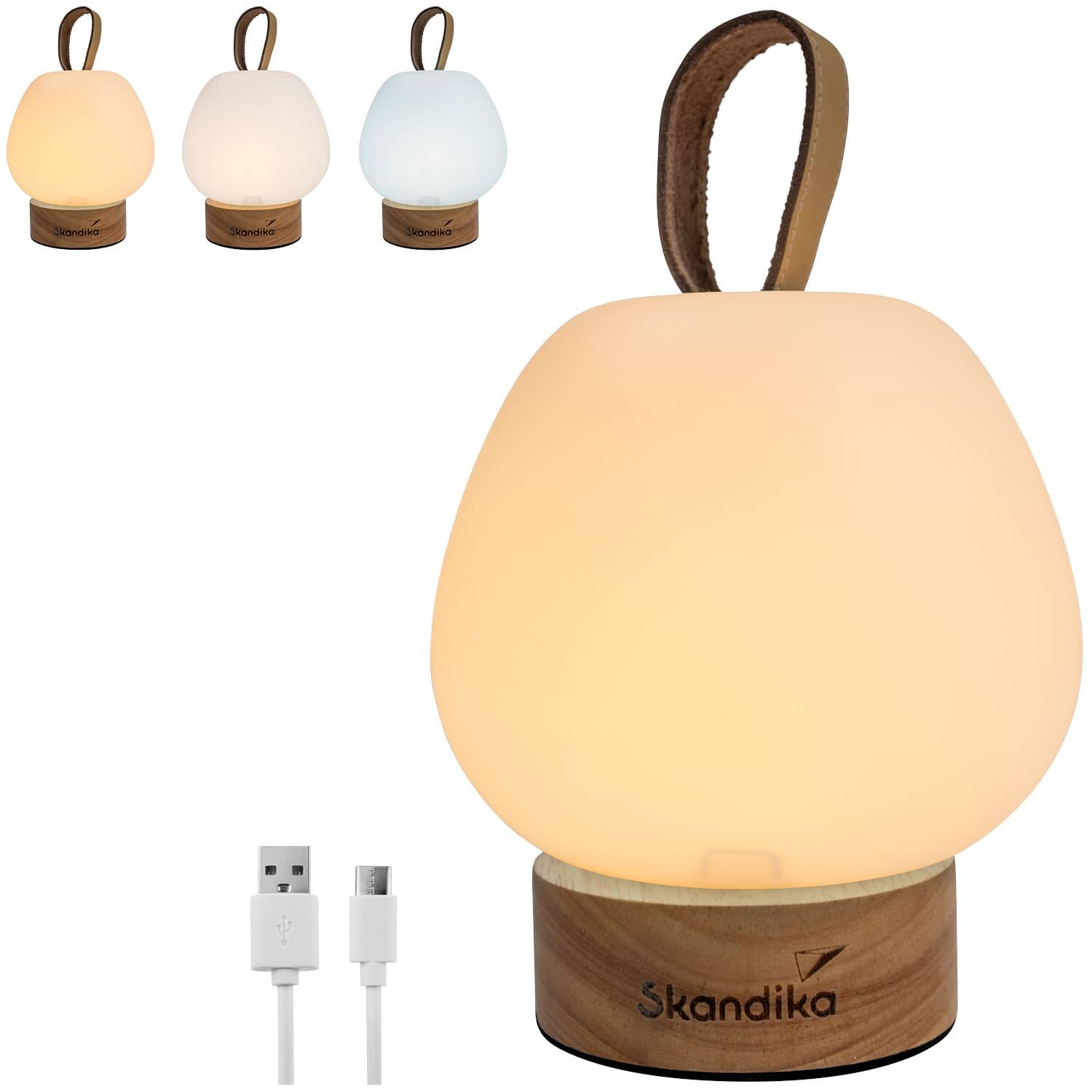 SKANDIKA Kempingová lampa Gnista dobíjecí USB‑C se 3 barvami světla