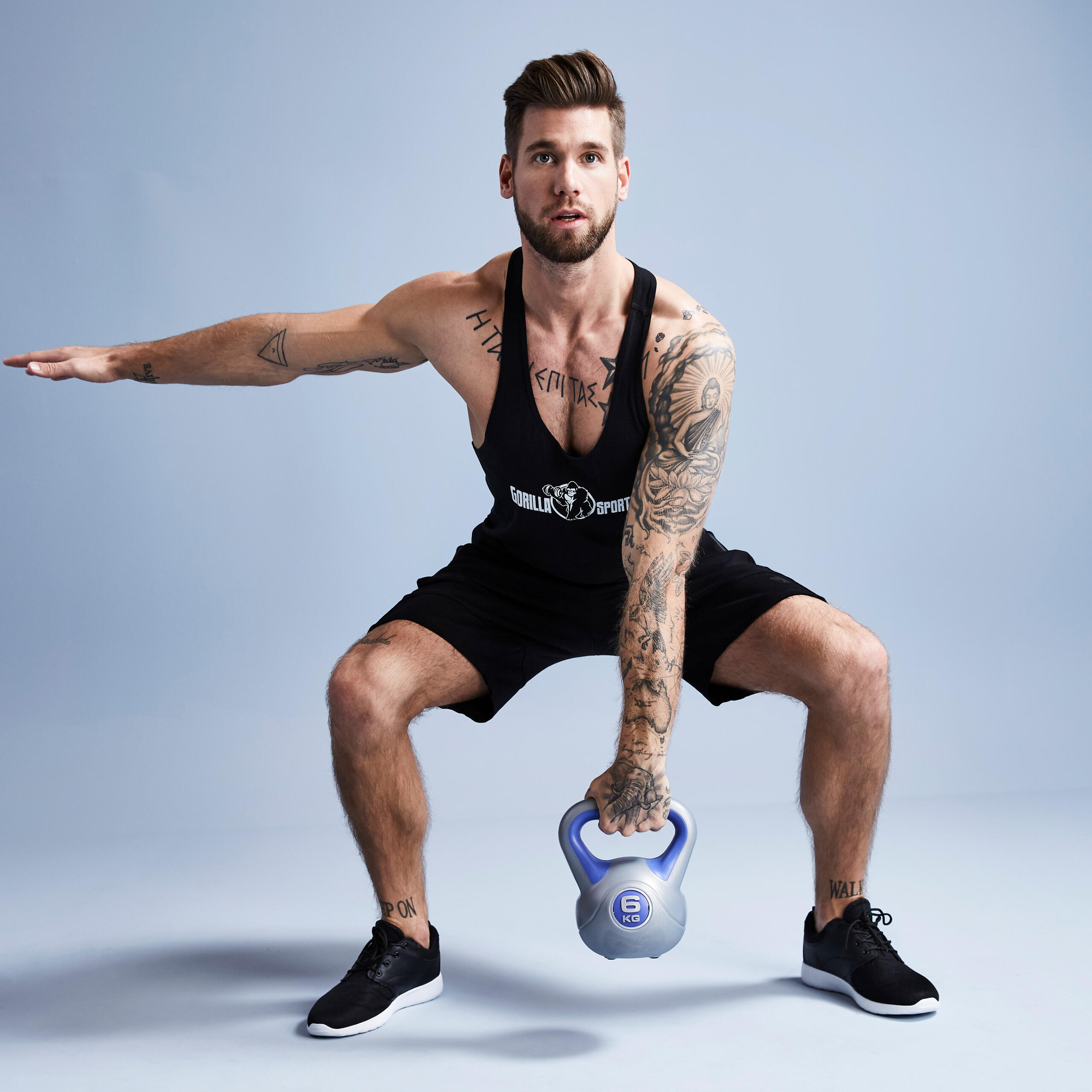 KETTLEBELL PLASTIQUE | STYLISH | MUSCULATION | AU CHOIX DE 2KG À 20KG 4/7