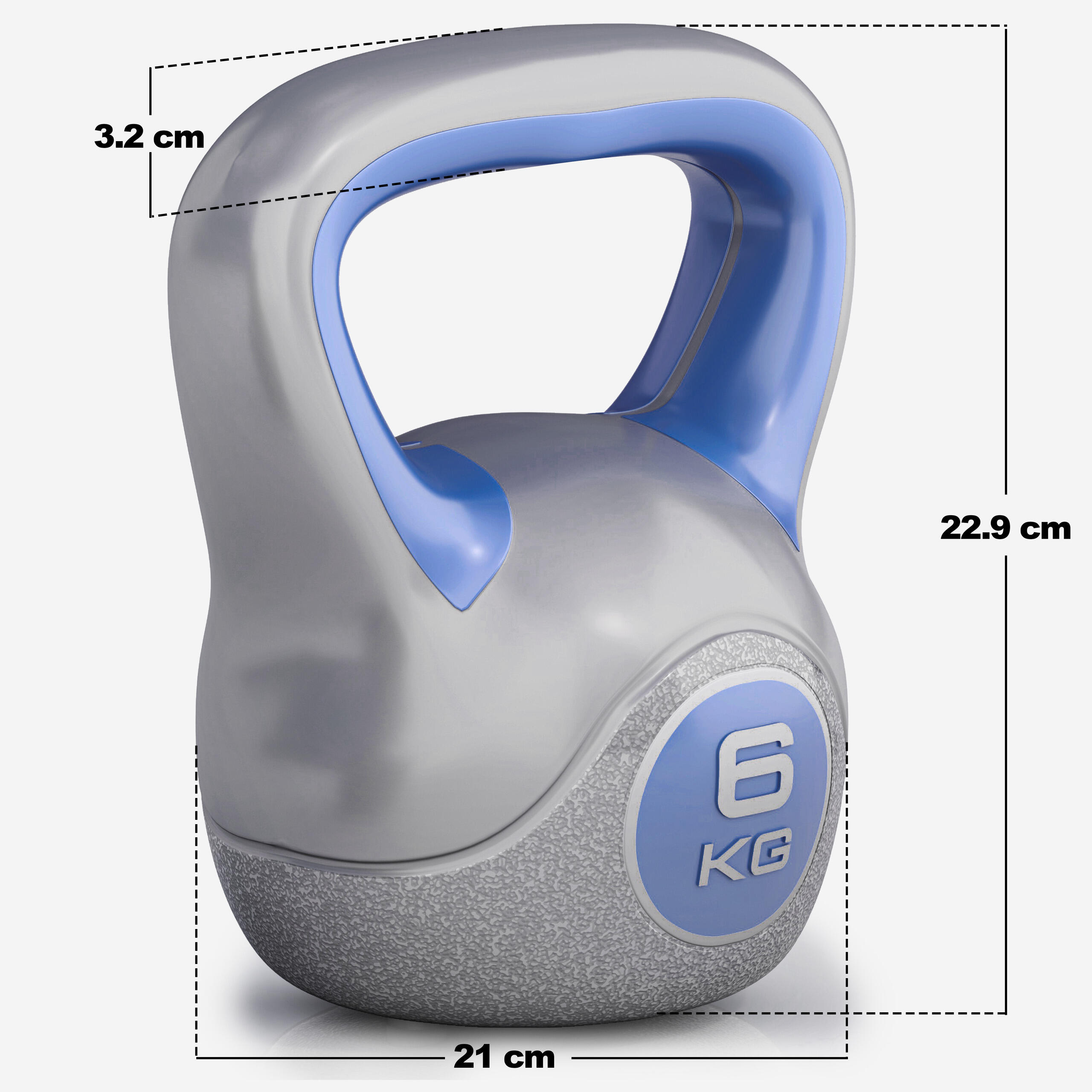 KETTLEBELL PLASTIQUE | STYLISH | MUSCULATION | AU CHOIX DE 2KG À 20KG 7/7