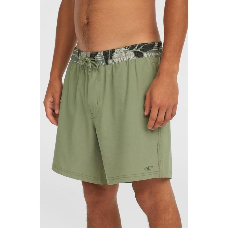 Sort de plaja O'Neill Pocket Print 16" Swimshorts - verde barbati