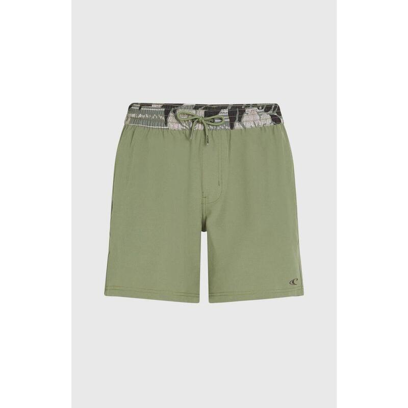 Sort de plaja O'Neill Pocket Print 16" Swimshorts - verde barbati