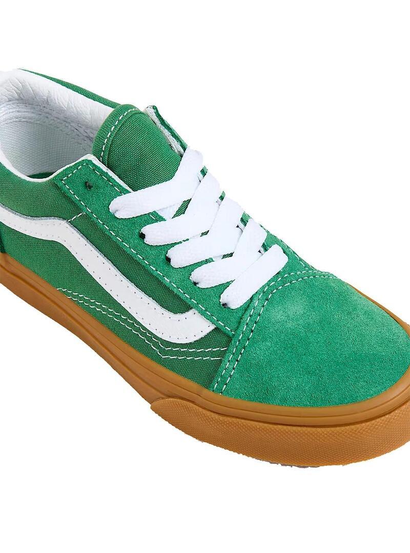 Zapatillas para Niño Vans Old skool Verde 2/4