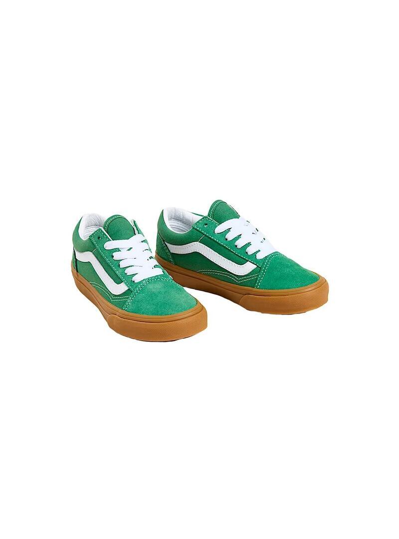 Zapatillas para Niño Vans Old skool Verde 3/4