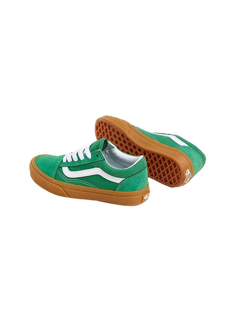 Zapatillas para Niño Vans Old skool Verde 4/4