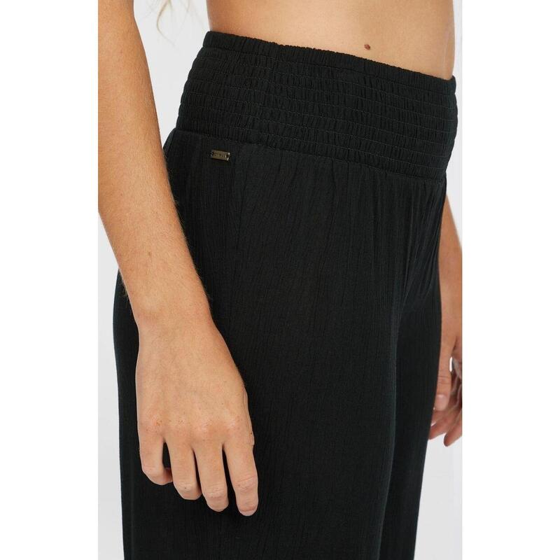 Pantaloni lungi Johnny Smocked Waist Pants femei