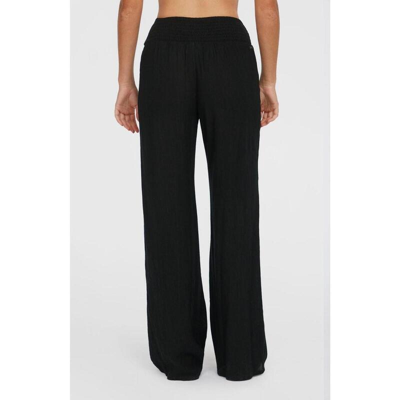 Pantaloni lungi Johnny Smocked Waist Pants femei