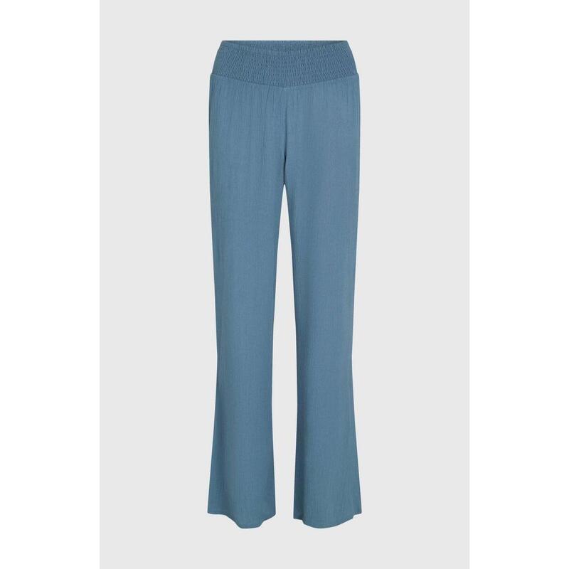 Pantaloni lungi Johnny Smocked Waist Pants femei