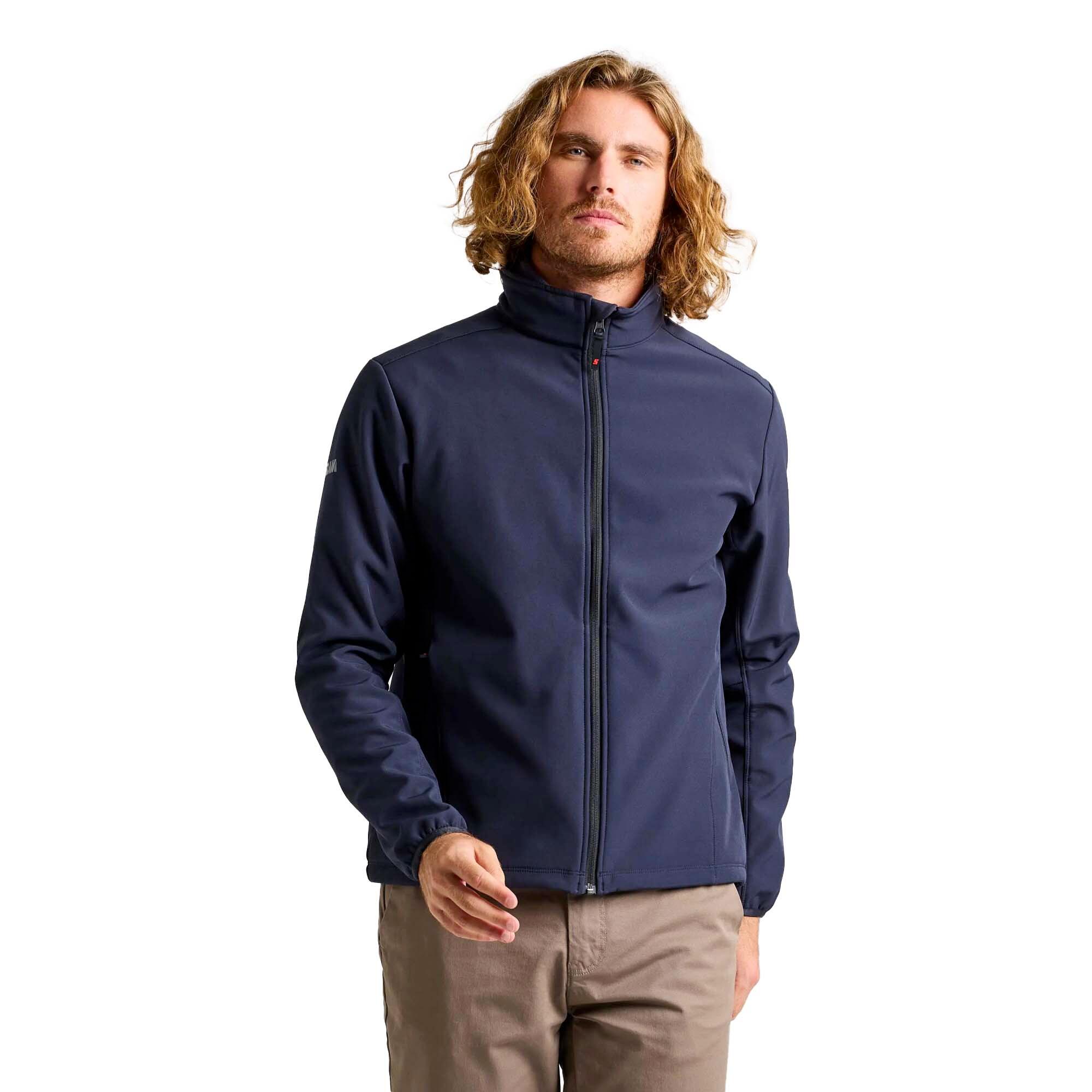 Slam - Veste Softshell Chaude Slam Act Adulte - Softshell - Bleu - 44 L - Decathlon